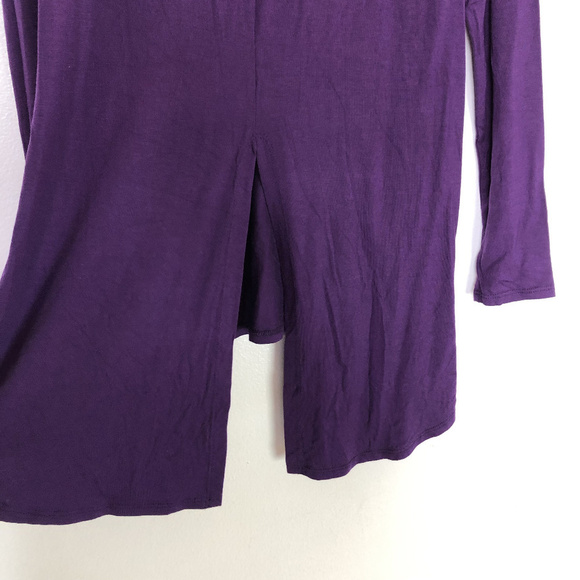 Stitch Fix Loveappella Purple Long Sleeve Knit Top - Picture 3 of 5